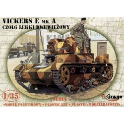 Vickers E Mk A Polski Czołg Dwuwieżowy - 1:35