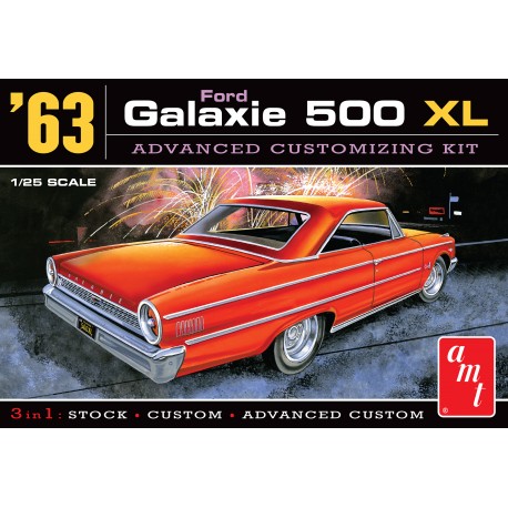 Model Plastikowy - Samochód 1963 Ford Galaxie - AMT1186