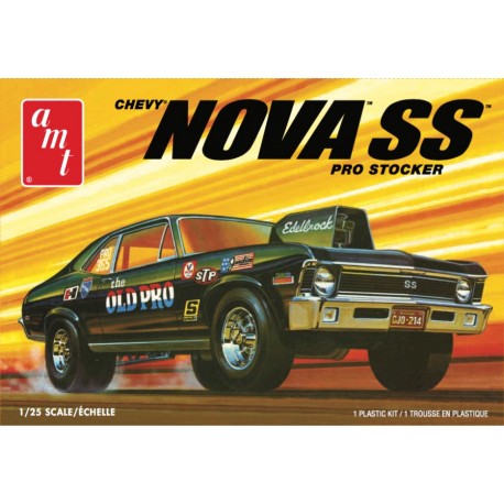 Model Plastikowy - Samochód 1972 Chevy Nova SS "Old Pro" - AMT1142