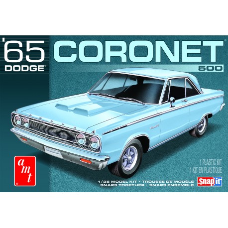 Model Plastikowy - Samochód 1965 Dodge Coronet (Snap) 2T - AMT1176