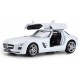 Mercedes Benz SLS AMG 1:24 (metalowy) - Biały