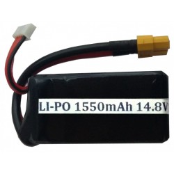 1550mAh 14.8V 75C LiPo XT60