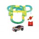 Whistling car - 375cm, 2 mosty, 2 pętle - srebrny