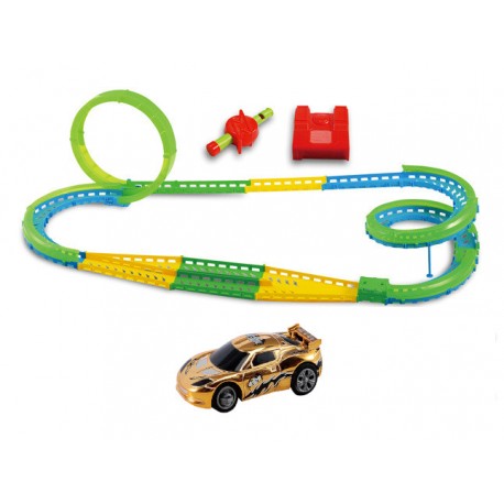 Whistling car - 300cm, pętla - złoty