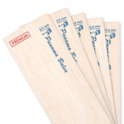 Balsa 1,0 mm PREMIUM (selekcjonowana) - Panama Balsa