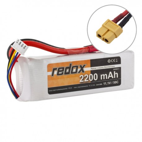 Redox 2200 mAh 11,1V 50C - pakiet LiPo