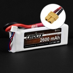 Redox 2600 mAh 7,4V 30C - pakiet LiPo