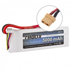 Redox 5000 mAh 11,1V 20C Hardcase - pakiet LiPo