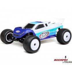 Losi Mini-T 2.0 Brushless 1:18 RTR niebiesko/biały