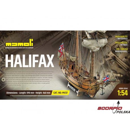 MAMOLI Halifax 1768 1:54 kit