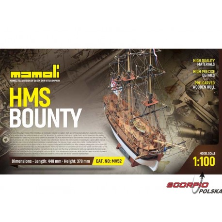 MAMOLI H.M.S. Bounty 1787 1:100 kit