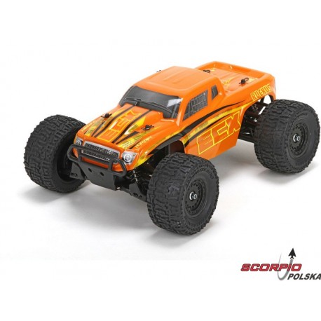 ECX Ruckus Monster Truck 4WD 1:18 RTR pomarańczowy