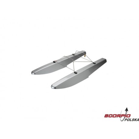J-3 Cub 40 - drewniane pływaki