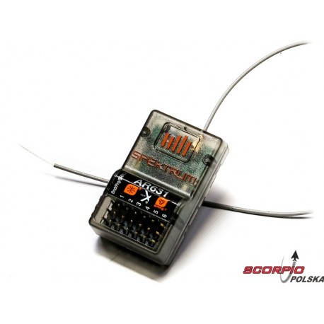 Spektrum odbiornik AR631 6CH AS3X/SAFE
