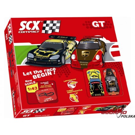 SCX Compact GT Porsche 911 vs Corvette C6R