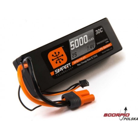 Spektrum Smart LiPol Car 5000mah 2S 7.4V 30C HC IC5