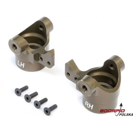 TLR 8X: Zwrotnice 5st., 2mm, aluminium