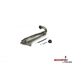 1/8 053 Mid-Range Inline Exhaust Sys:Hard Anodized