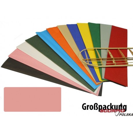 Krick papier poszyciowy różowy 18g/m2 51x76cm (50)
