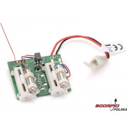 Odbiornik z regulatorem i serwami 2.4GHz DSMX
