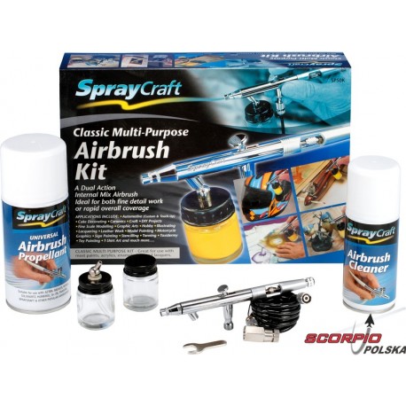 Spraycraft Zestaw airbrush clasic