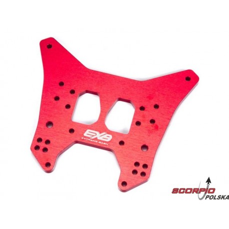 Arrma wieża amortyzatorów tylna aluminium CNC 7075 T6 czerwona