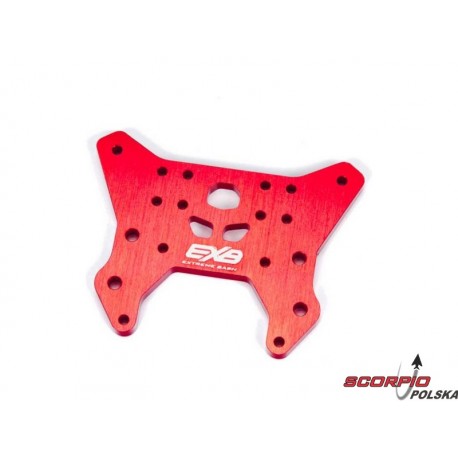 Arrma wieża amortyzatorów przednia aluminium CNC 7075 T6 czerwona