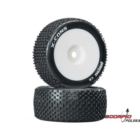 Duratrax Koło z oponą 3.9" Truggy H17x44mm X-Cons C2 (2)