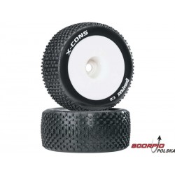 Duratrax Koło z oponą 3.9" Truggy H17x30mm X-Cons C2 (2)