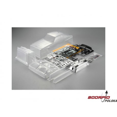 Killerbody karoseria 1:10 Nissan Skyline 2000 Turbo GT-ES C211 przeźroczysta