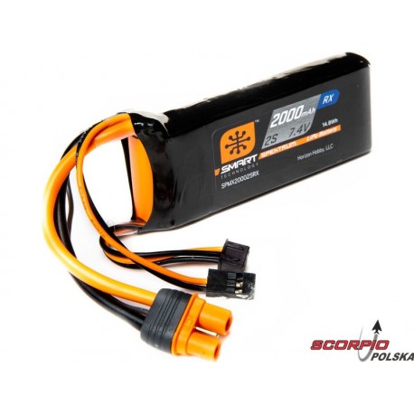 Spektrum Smart LiPo 7.4V 2000mAh Rx IC3