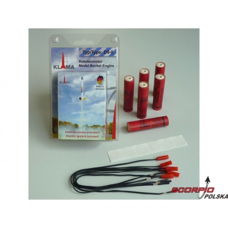 Klima silnik rakietowy D9-0 EL (6szt)