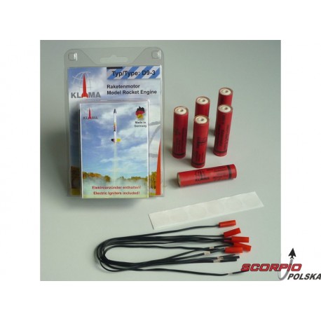 Klima silnik rakietowy D9-3 EL (6szt)