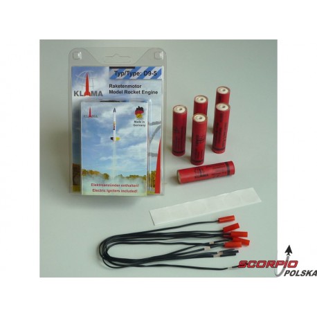 Klima silnik rakietowy D9-5 EL (6szt)