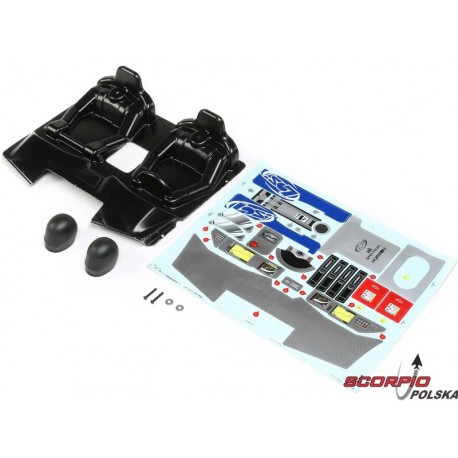 Losi wnętrze, hełmy załogi niemalowane: SBR 2.0