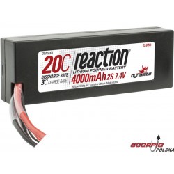 LiPol Reaction Car 7.4V 4000mAh 20C HC TRX