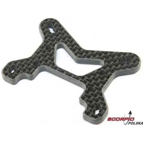 TLR wieża amortyzatorów przednia, węglowa: 22X-4