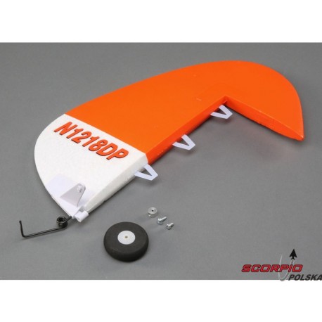 E-flite Carbon-Z Cub SS 2m: Ster kierunku z kołem