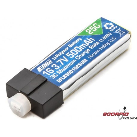 E-Flite LiPol 3.7V 500mAh 25C UMX