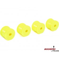 Losi felga przednia/tylna żółta (4): Mini-T 2.0