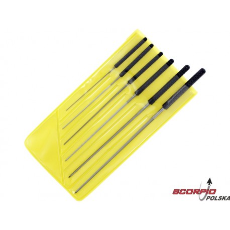 Modelcraft rozwiertak precyzyjny czterokątny 0.6-2.0m (zestaw 6szt)