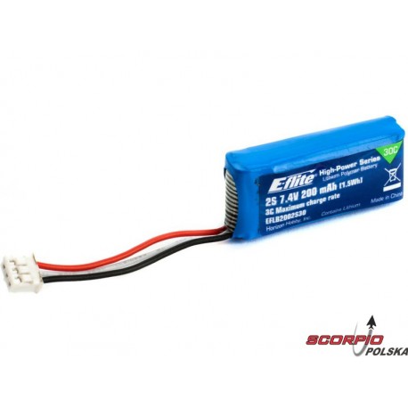 LiPol 2s 7.4V 200mAh 30C