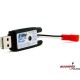 Ładowarka USB 1-ogniwo LiPol 500mA JST