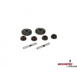 Differential Gear & Shaft Set: 8B.8T