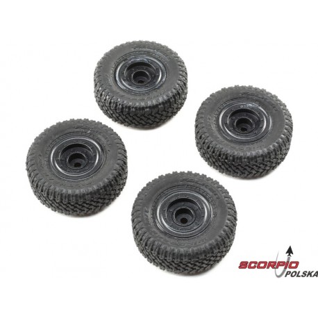 ECX 1:24 Barrage UV - Koło z oponą (4)