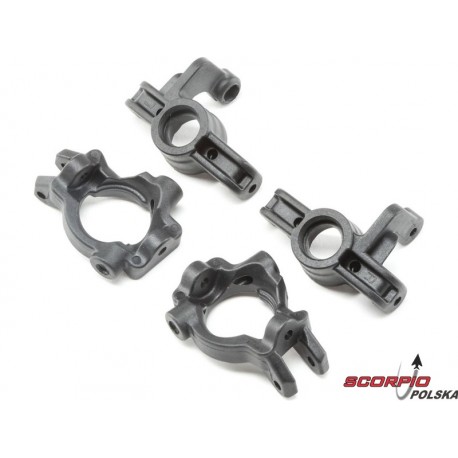 Losi Tenacity: Zwrotnice z mocowaniem przednie