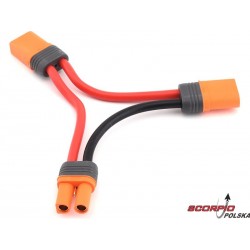 Spektrum kabel szeregowy IC5 z konektorem ak. 15cm 10AWG