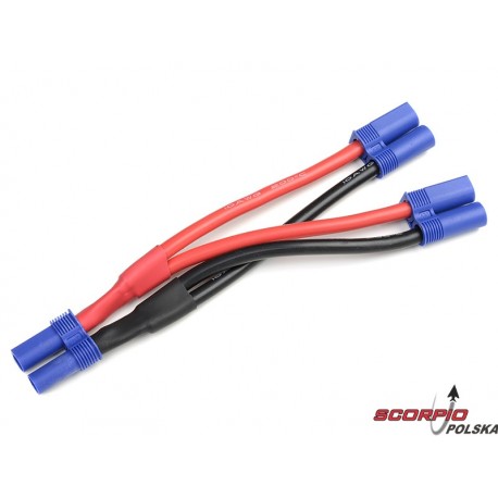 Kabel Y równoległy EC5 złocony 14AWG