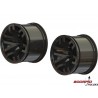AR510099 Arrma Felga MT 2.8" 14mm hex czarny chrom (2)