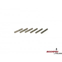 Diff Shaft Set. Alum (6): 8B. 8T 2.0